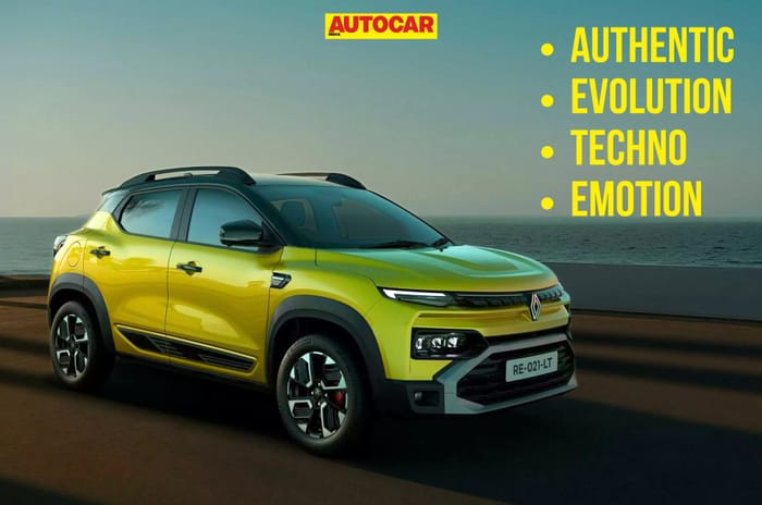 2025 Renault Kiger variant-wise features and powertrain 